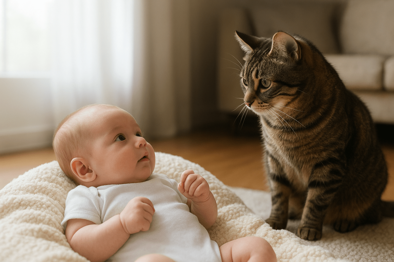Macska és baba érkezése: így készítsd fel a cicát