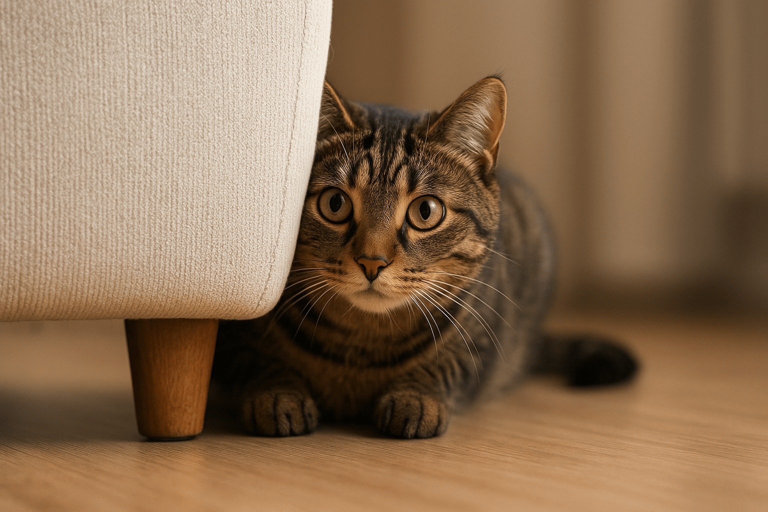 Rejtőzködik a macska? 6 komoly ok, amit nem látsz