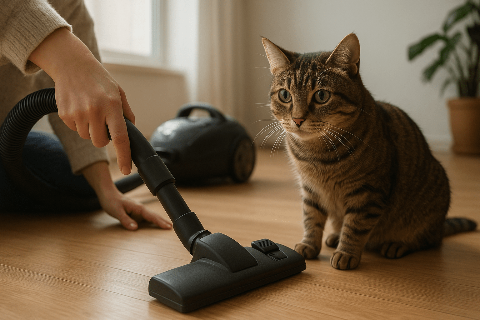 Macska takarítás rutin: tiszta otthon cicával együtt