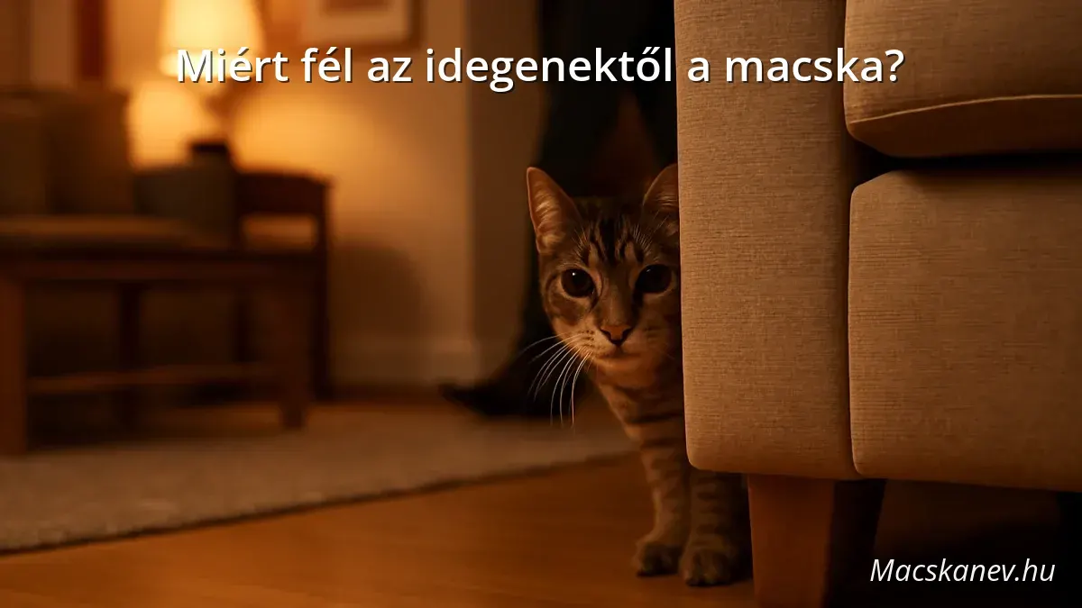 Miért fél az idegenektől a macska?